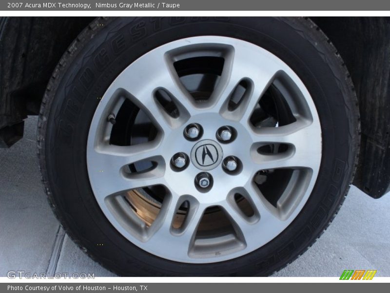 Nimbus Gray Metallic / Taupe 2007 Acura MDX Technology