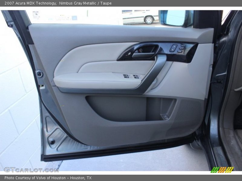 Nimbus Gray Metallic / Taupe 2007 Acura MDX Technology