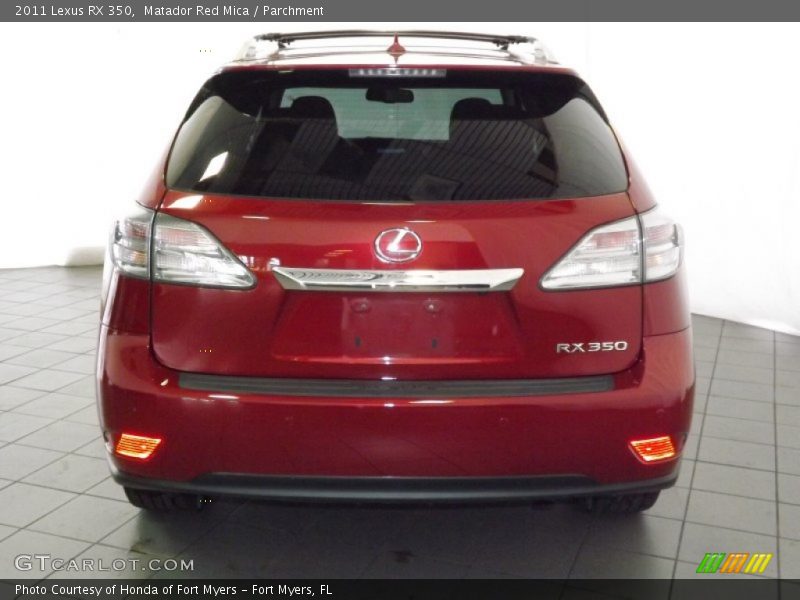 Matador Red Mica / Parchment 2011 Lexus RX 350