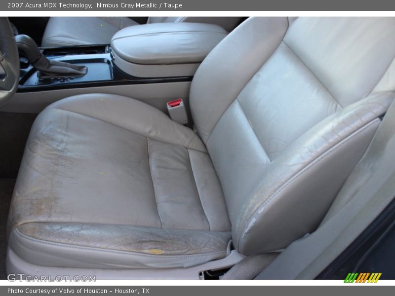 Nimbus Gray Metallic / Taupe 2007 Acura MDX Technology