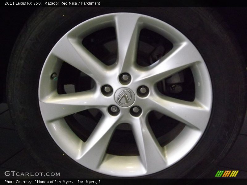 Matador Red Mica / Parchment 2011 Lexus RX 350