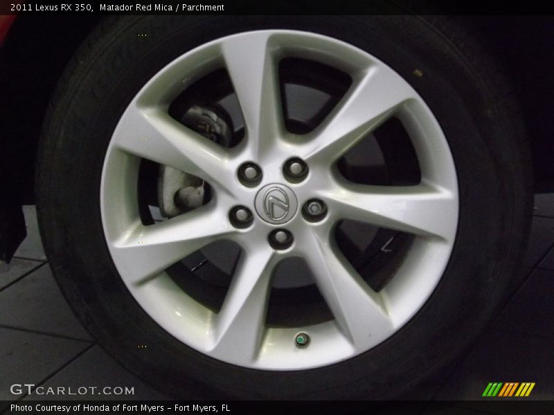 Matador Red Mica / Parchment 2011 Lexus RX 350