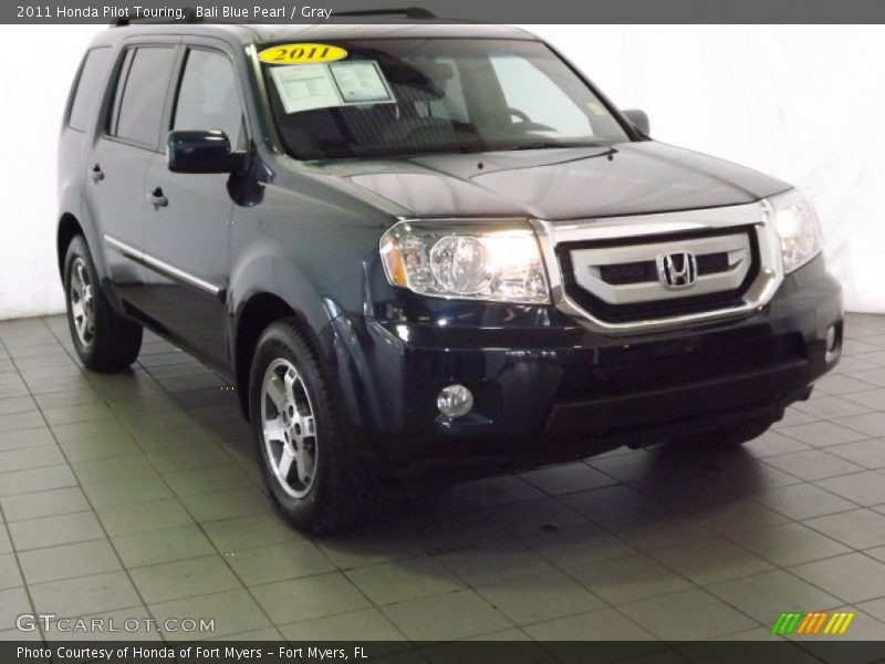 Bali Blue Pearl / Gray 2011 Honda Pilot Touring