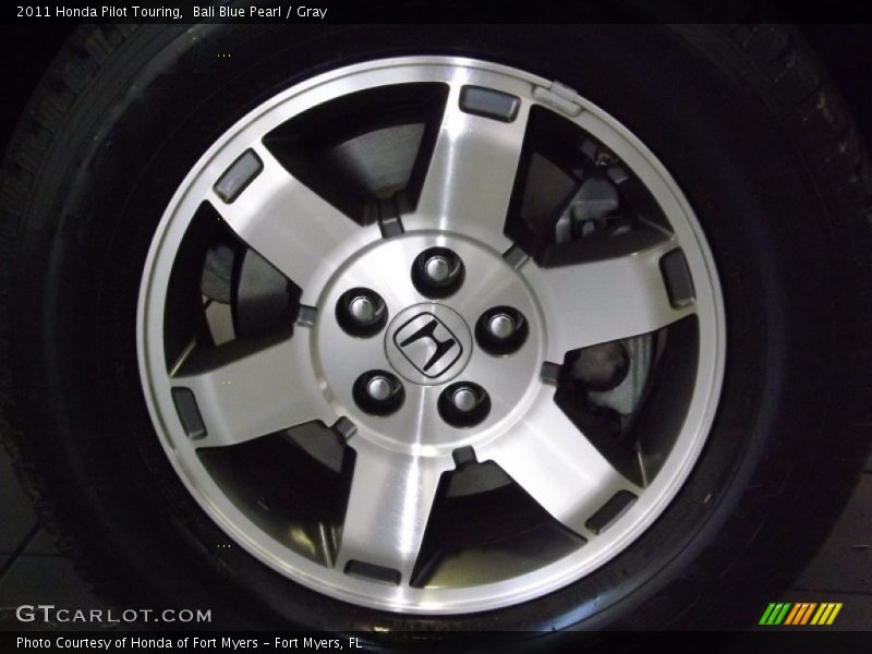 Bali Blue Pearl / Gray 2011 Honda Pilot Touring