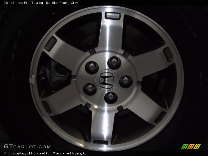 Bali Blue Pearl / Gray 2011 Honda Pilot Touring