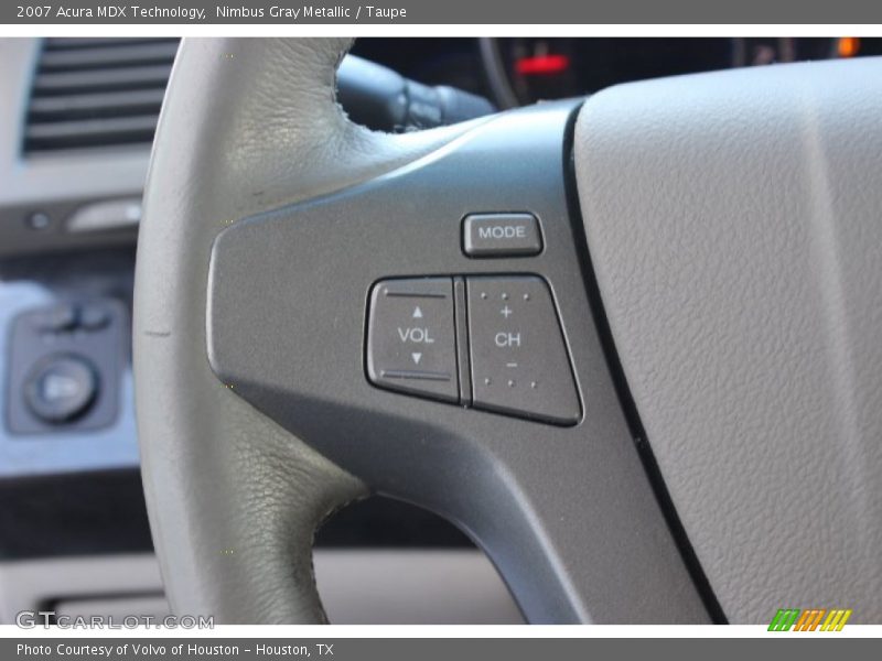 Nimbus Gray Metallic / Taupe 2007 Acura MDX Technology