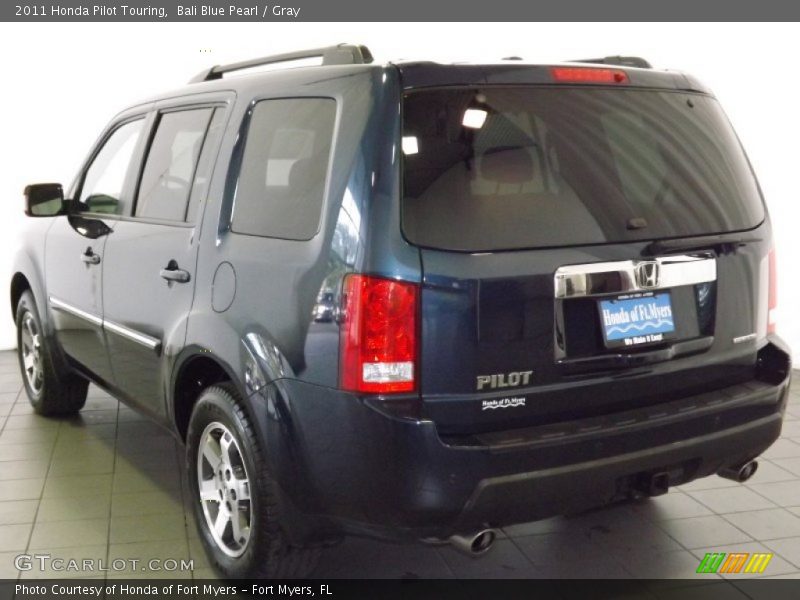 Bali Blue Pearl / Gray 2011 Honda Pilot Touring