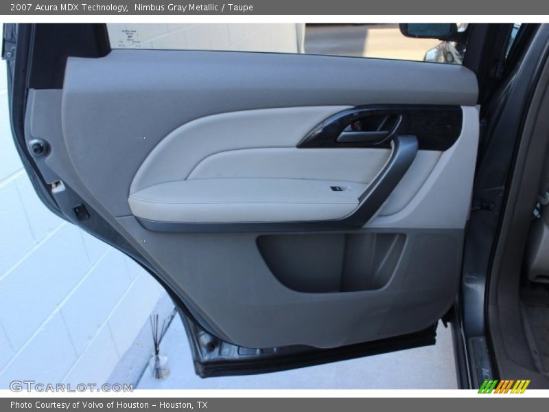Nimbus Gray Metallic / Taupe 2007 Acura MDX Technology