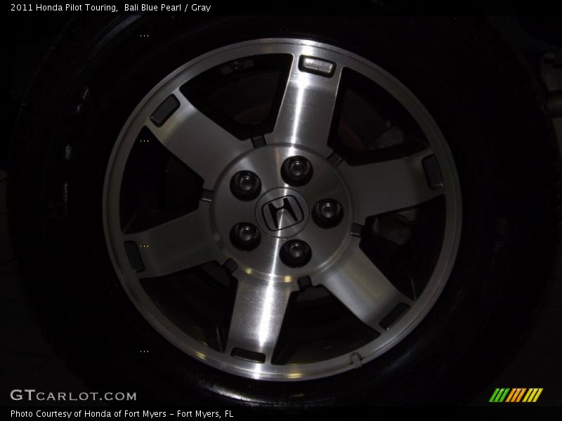 Bali Blue Pearl / Gray 2011 Honda Pilot Touring