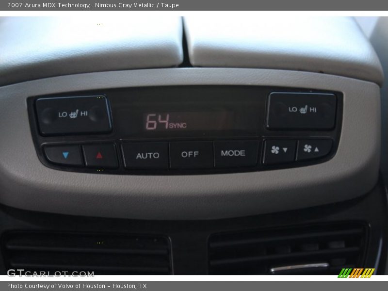 Nimbus Gray Metallic / Taupe 2007 Acura MDX Technology