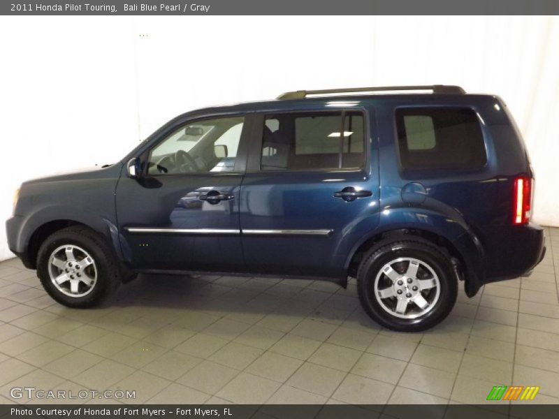 Bali Blue Pearl / Gray 2011 Honda Pilot Touring