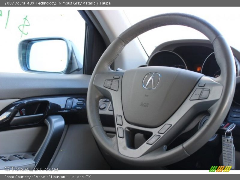 Nimbus Gray Metallic / Taupe 2007 Acura MDX Technology