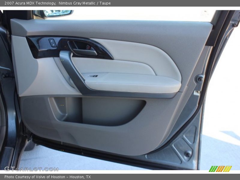 Nimbus Gray Metallic / Taupe 2007 Acura MDX Technology