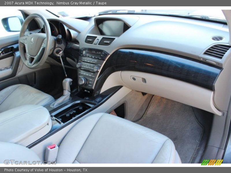 Nimbus Gray Metallic / Taupe 2007 Acura MDX Technology