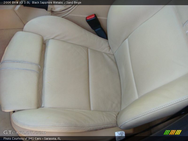 Black Sapphire Metallic / Sand Beige 2006 BMW X3 3.0i