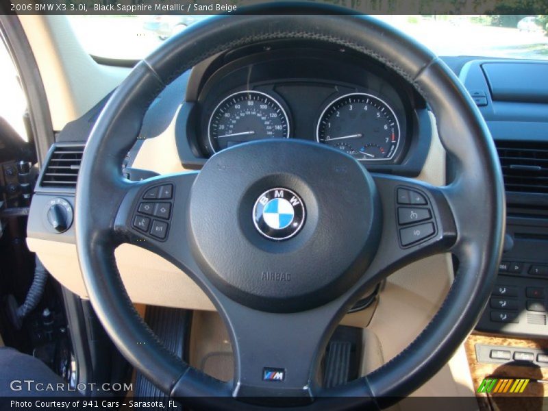  2006 X3 3.0i Steering Wheel