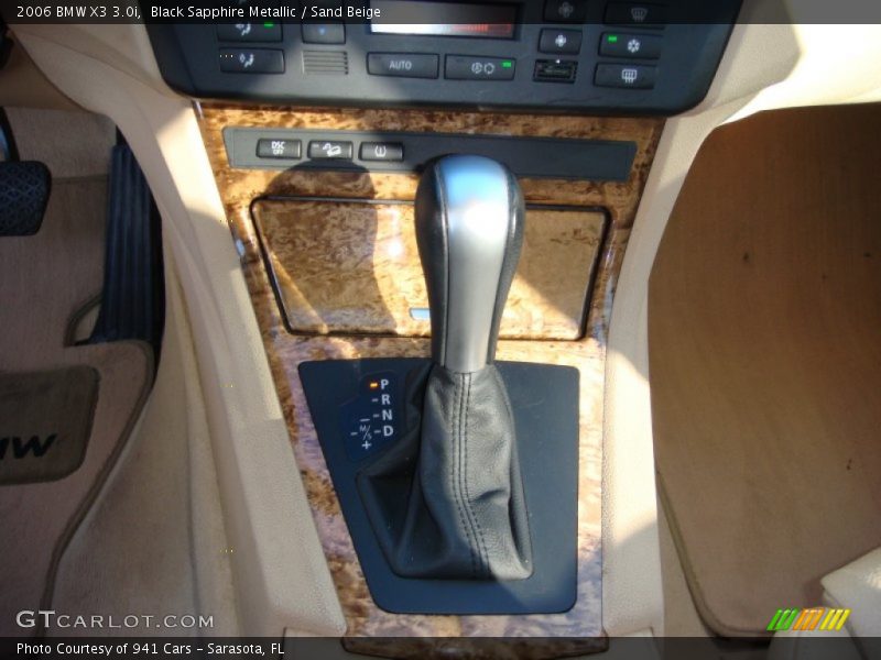 Black Sapphire Metallic / Sand Beige 2006 BMW X3 3.0i