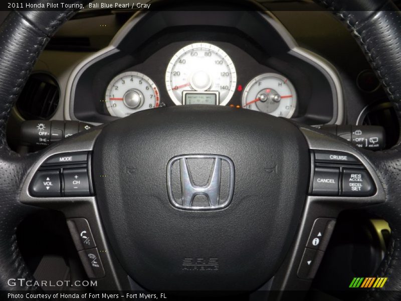Bali Blue Pearl / Gray 2011 Honda Pilot Touring