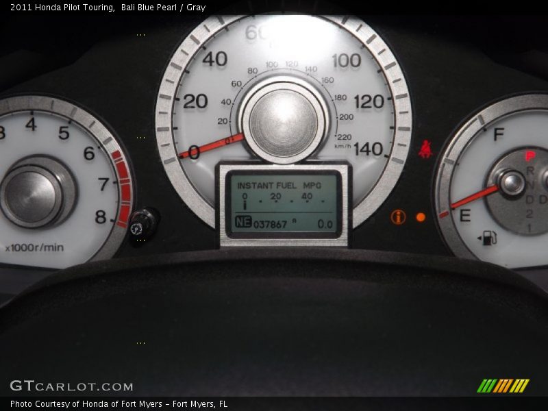 Bali Blue Pearl / Gray 2011 Honda Pilot Touring