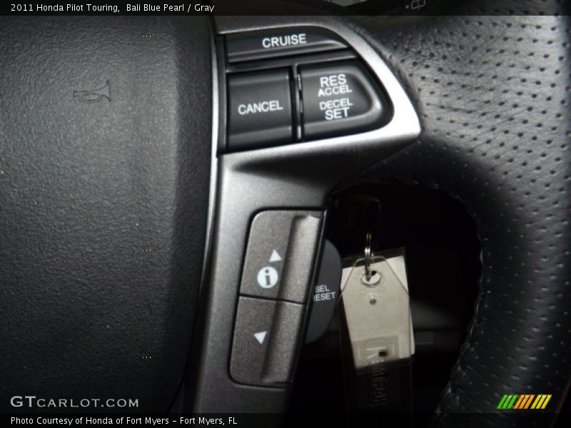 Bali Blue Pearl / Gray 2011 Honda Pilot Touring