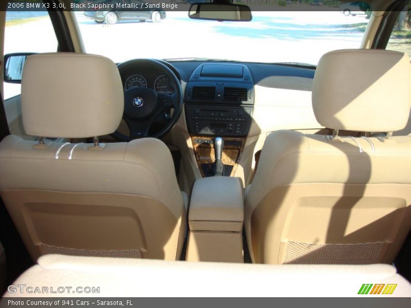 Black Sapphire Metallic / Sand Beige 2006 BMW X3 3.0i