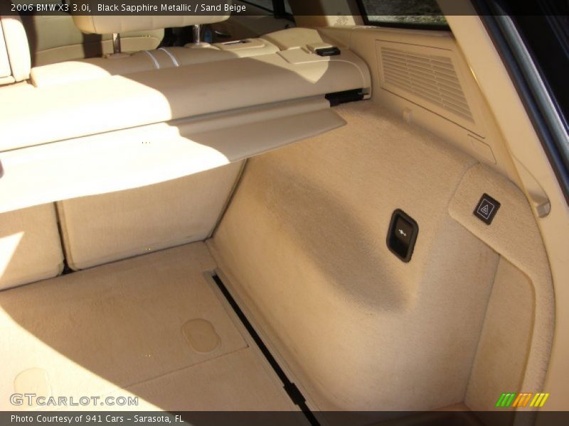 Black Sapphire Metallic / Sand Beige 2006 BMW X3 3.0i