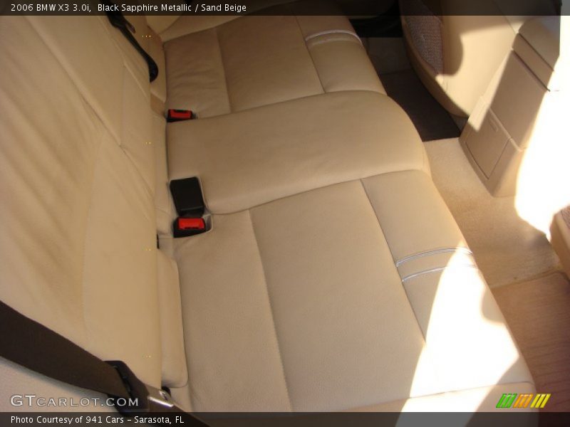 Black Sapphire Metallic / Sand Beige 2006 BMW X3 3.0i