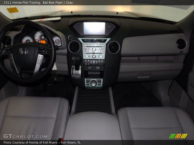 Bali Blue Pearl / Gray 2011 Honda Pilot Touring