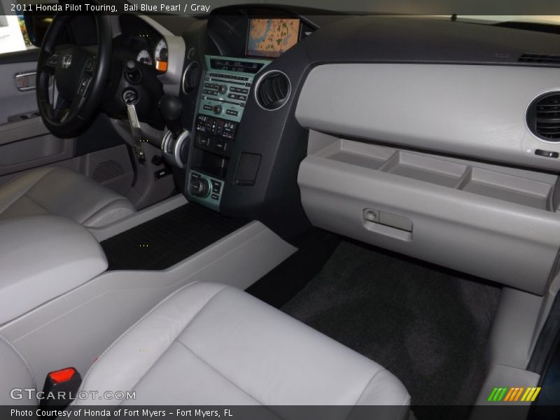 Bali Blue Pearl / Gray 2011 Honda Pilot Touring
