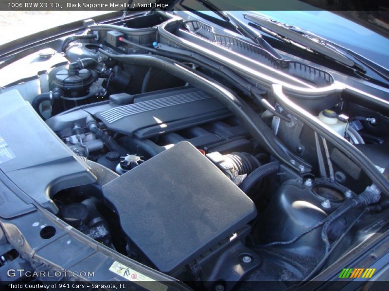 Black Sapphire Metallic / Sand Beige 2006 BMW X3 3.0i