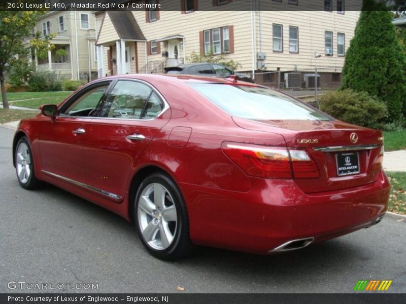 Matador Red Mica / Cashmere 2010 Lexus LS 460