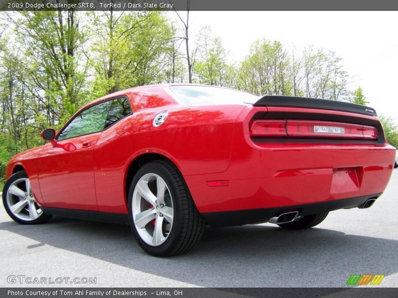 TorRed / Dark Slate Gray 2009 Dodge Challenger SRT8
