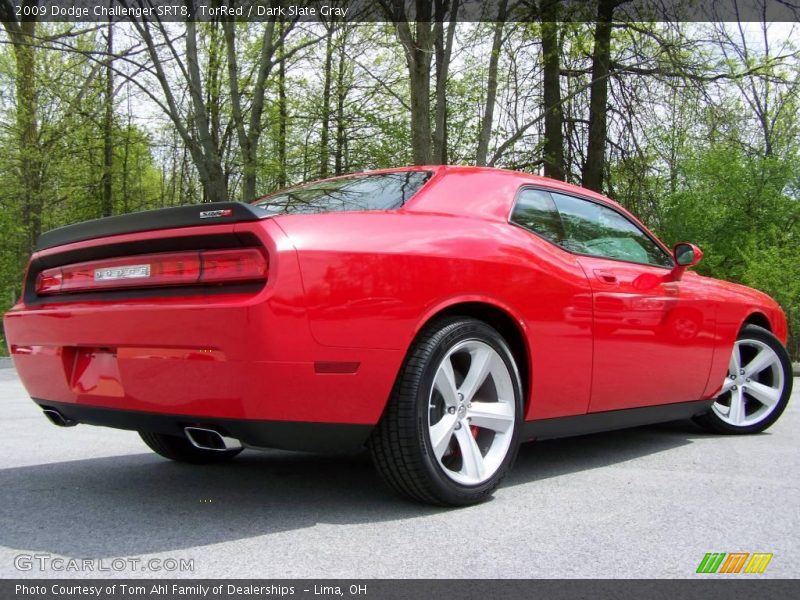 TorRed / Dark Slate Gray 2009 Dodge Challenger SRT8