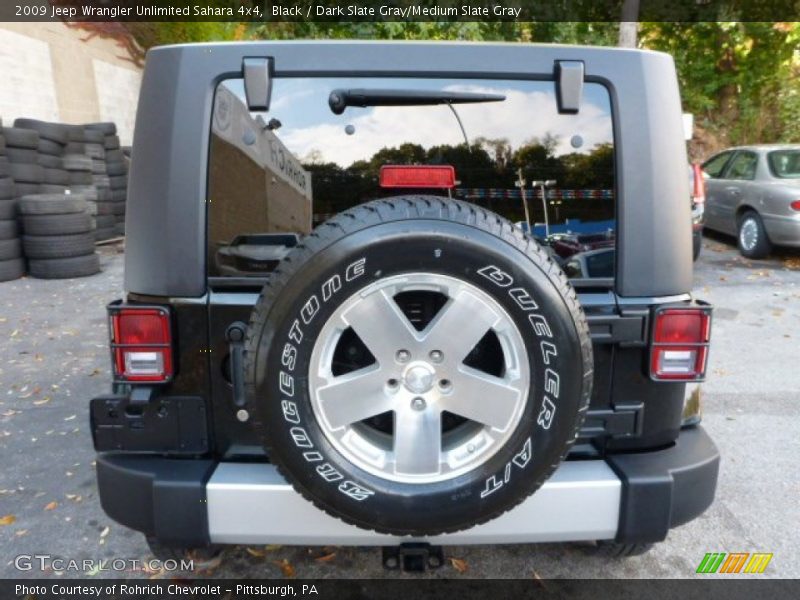 Black / Dark Slate Gray/Medium Slate Gray 2009 Jeep Wrangler Unlimited Sahara 4x4