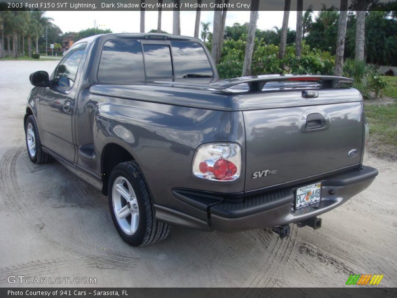 Dark Shadow Grey Metallic / Medium Graphite Grey 2003 Ford F150 SVT Lightning