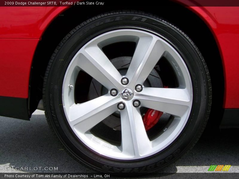 TorRed / Dark Slate Gray 2009 Dodge Challenger SRT8