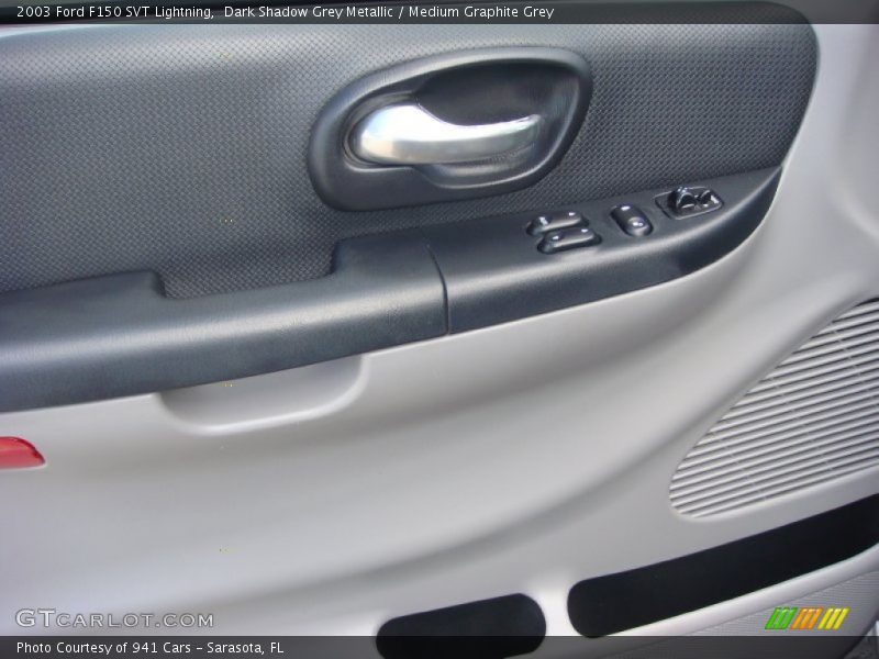 Dark Shadow Grey Metallic / Medium Graphite Grey 2003 Ford F150 SVT Lightning