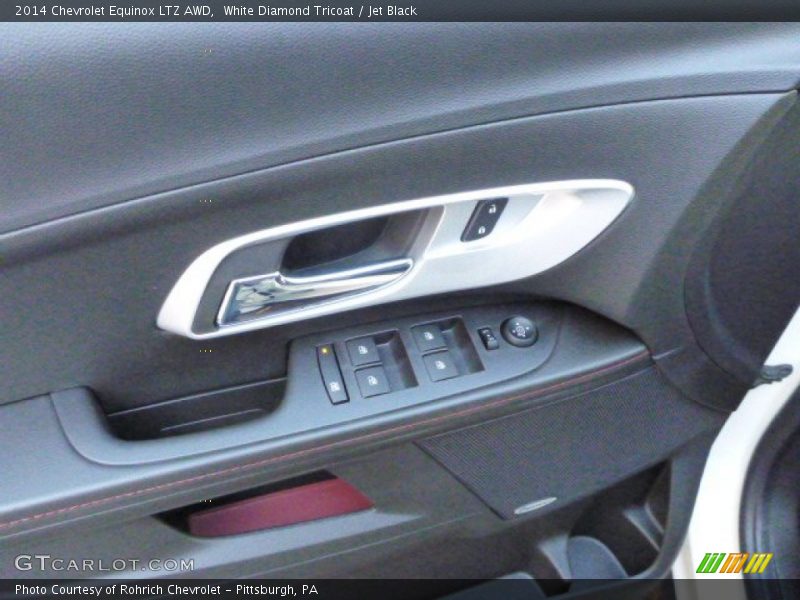 White Diamond Tricoat / Jet Black 2014 Chevrolet Equinox LTZ AWD