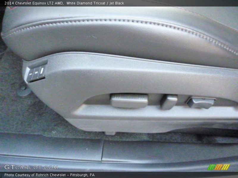 White Diamond Tricoat / Jet Black 2014 Chevrolet Equinox LTZ AWD