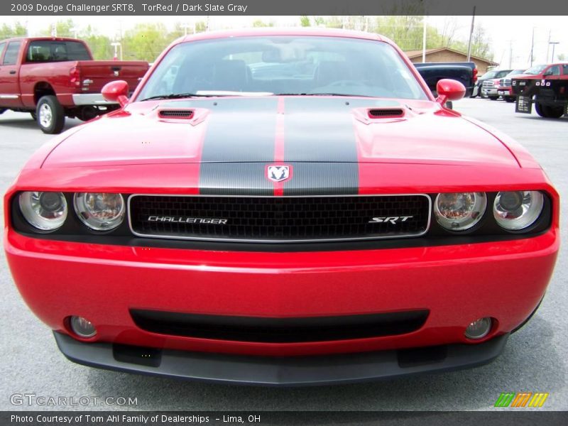 TorRed / Dark Slate Gray 2009 Dodge Challenger SRT8