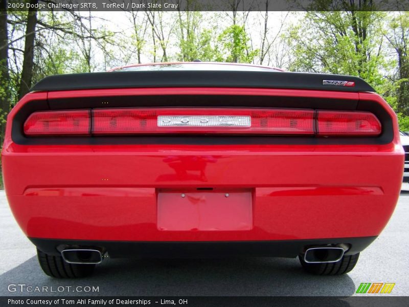 TorRed / Dark Slate Gray 2009 Dodge Challenger SRT8