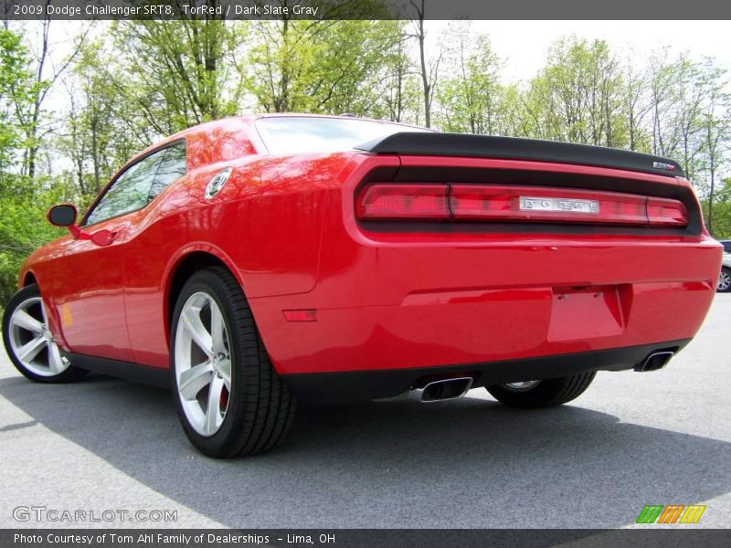TorRed / Dark Slate Gray 2009 Dodge Challenger SRT8