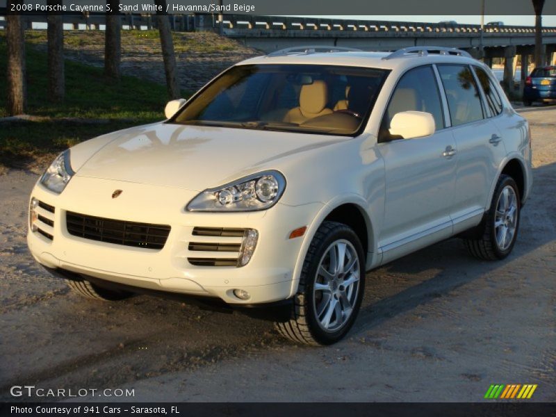 Sand White / Havanna/Sand Beige 2008 Porsche Cayenne S