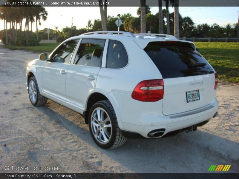 Sand White / Havanna/Sand Beige 2008 Porsche Cayenne S