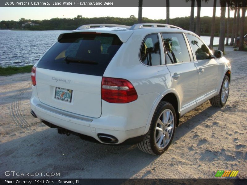 Sand White / Havanna/Sand Beige 2008 Porsche Cayenne S