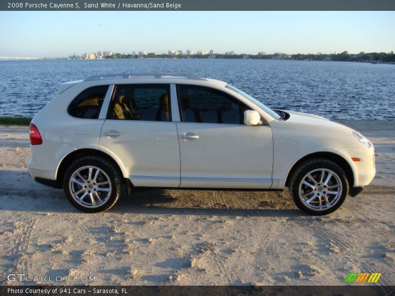 Sand White / Havanna/Sand Beige 2008 Porsche Cayenne S