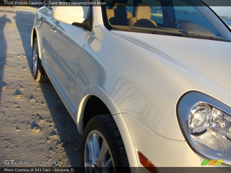 Sand White / Havanna/Sand Beige 2008 Porsche Cayenne S