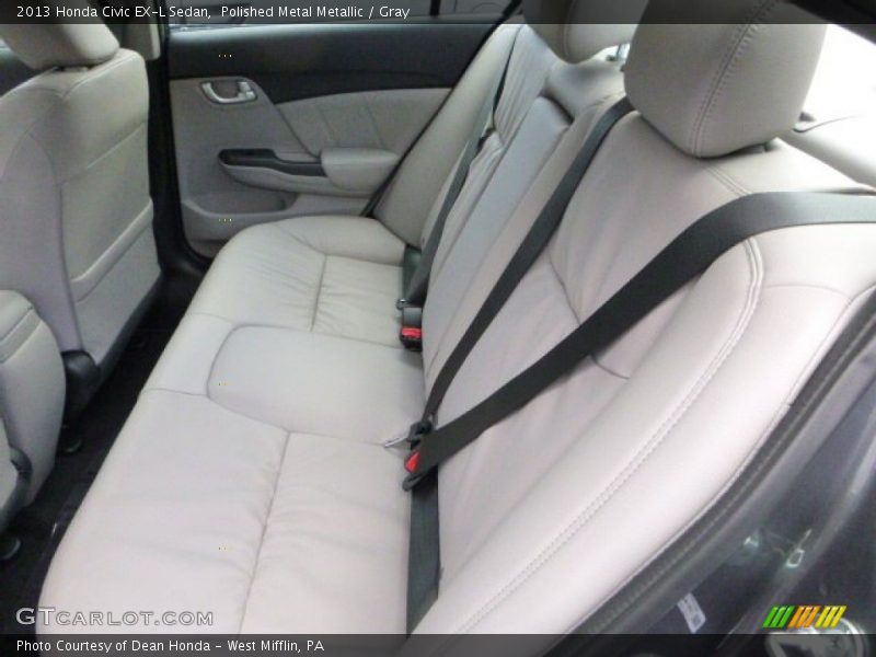 Polished Metal Metallic / Gray 2013 Honda Civic EX-L Sedan