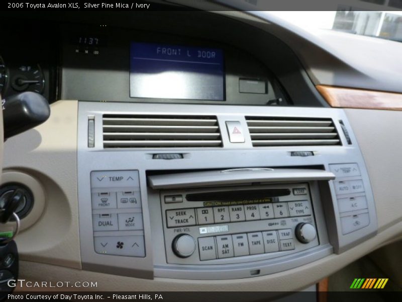 Controls of 2006 Avalon XLS