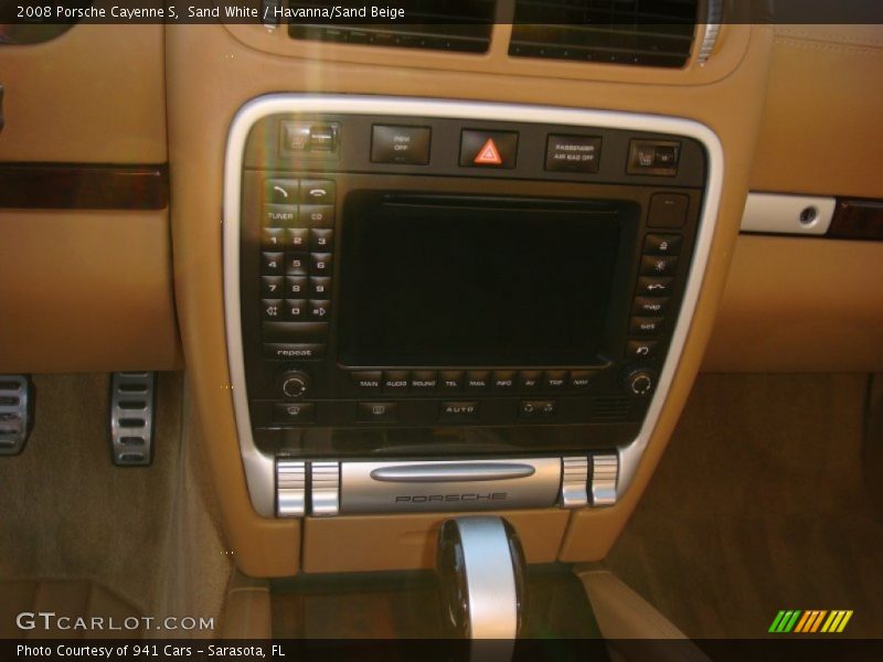 Sand White / Havanna/Sand Beige 2008 Porsche Cayenne S